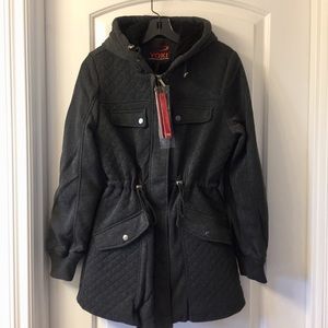 NWT Yoki Sport fleece mid-length jacket